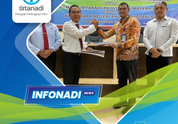 Perumda Tirtanadi dan Kejari Padang Sidimpuan Laksanakan MoU.